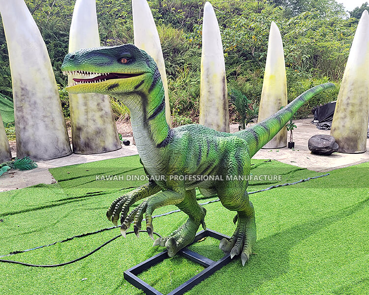 主題公園景區(qū)展覽3米迅猛龍模型有動作有叫聲
